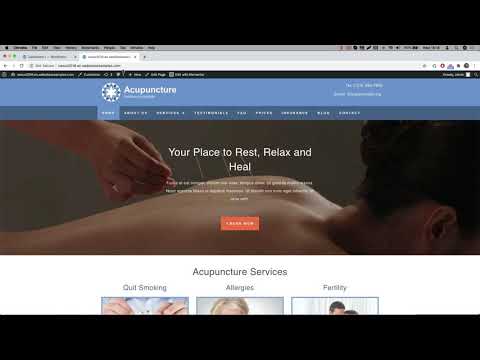 Make an Acupuncture Website | WordPress | OceanWP theme | Elementor Pro plugin | 2020