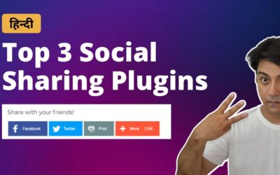 Top 3 Social Sharing Plugin for WordPress – HINDI – सबसे अच्छे सोशल शेयर वर्डप्रेस प्लगिन्स